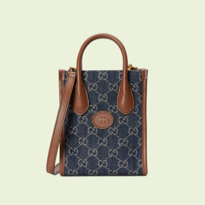 구찌 여성 GG 블루 레트로백 - Gucci Womens Blue Retro Bag - gu491x