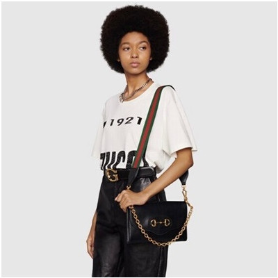 구찌 여성 블랙 홀스빗 숄더백 - Gucci Womens Black Shoulder Bag - gu509x