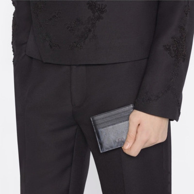 디올 남성 블랙 카드 지갑 - Dior Mens Black Card Wallets - di373x