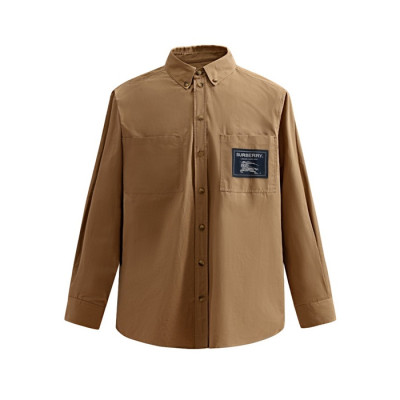 버버리 남성 베이직 카멜 셔츠 - Burberry Mens Camel Tshirts - bu147x