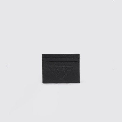 프라다 남성 블랙 카드 지갑 - Prada Mens Black Card Wallets - di299x