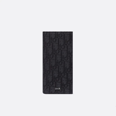 디올 남성 블랙 장지갑 - Dior Mens Black Long Wallets - di388x
