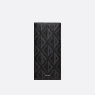 디올 남성 블랙 장지갑 - Dior Mens Black Long Wallets - di394x