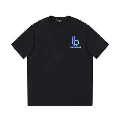 발렌시아가 남성 블랙 크루넥 반팔티 - Balenciaga Mens Black Short sleeved Tshirts - bu287x