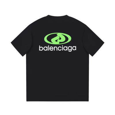 발렌시아가 남성 블랙 크루넥 반팔티 - Balenciaga Mens Black Short sleeved Tshirts - bu290x