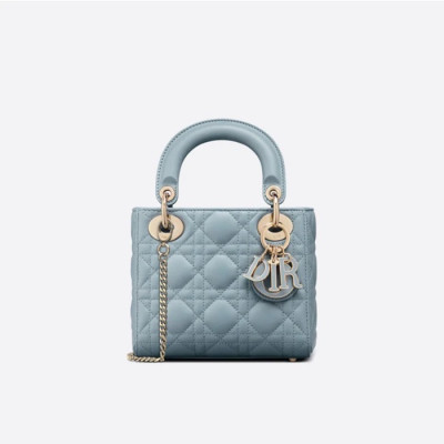 디올 여성 블루 레이디백 - Dior Womens Blue Lady Bag - di409x