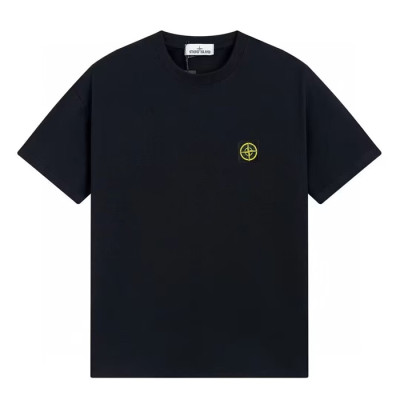 스톤아일랜드 남성 그레이 크루넥 반팔티 - Stone Island Mens Gray Tshirts - st53x