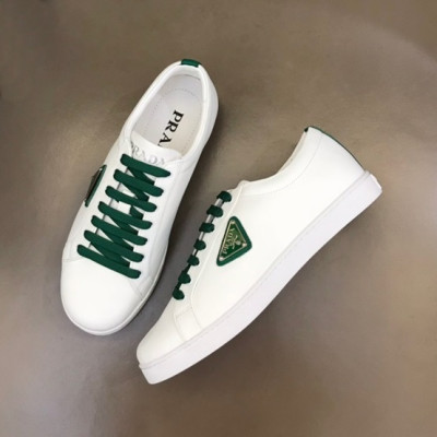 프라다 남성 그린 스니커즈 - Prada Mens Green Sneakers - pr386x