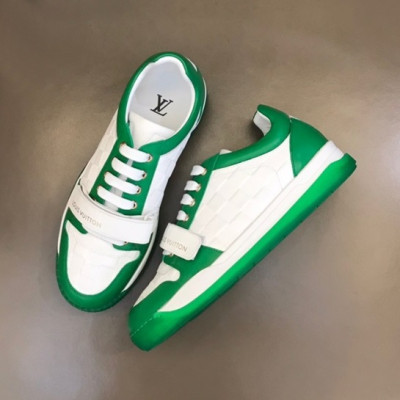 루이비통 남성 그린 스니커즈 - Louis vuitton Mens Green Sneakers - lv755x