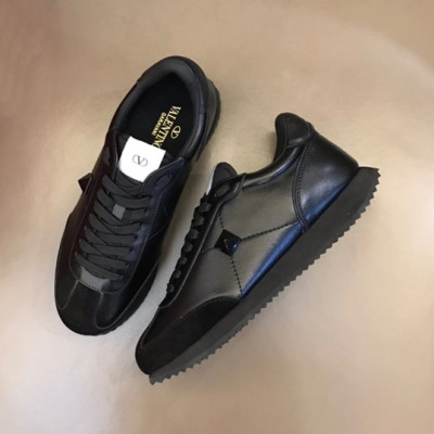 발렌티노 남성 모던 블랙 스니커즈 - Valentino Mens Black Sneakers - val419x