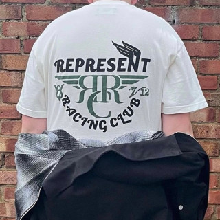 리프리젠트 남성 화이트 크루넥 반팔티 - Represent Mens White Tshirts - re85x