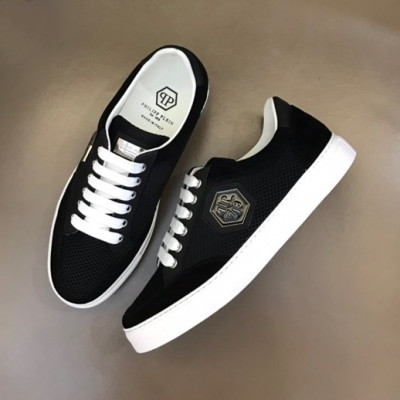 필립플레인 남성 모던 블랙 스니커즈 - Philipp Plein Mens Black Sneakers - ph05x