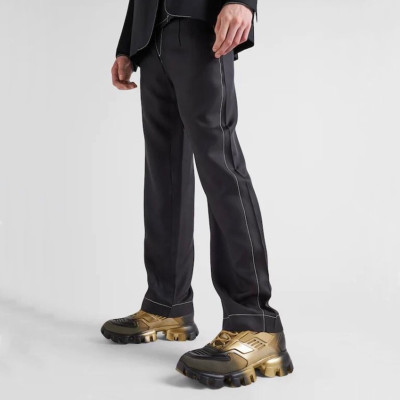 프라다 남성 골드 스니커즈 - Prada Mens Gold Sneakers - pr423x