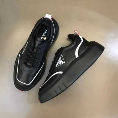 프라다 남성 블랙 스니커즈 - Prada Mens Black Sneakers - pr425x