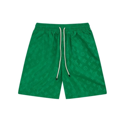 루이비통 남성 그린 반바지 - Louis vuitton Mens Green Half-pants - lv811x