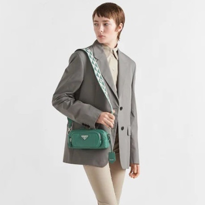 프라다 여성 그린 숄더백 - Prada Womens Green Shoulder Bag - pr441x