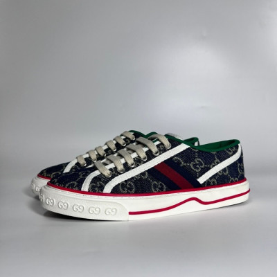 구찌 남/녀 네이비 스니커즈 - Gucci Unisex Navy Sneakers- gu623X