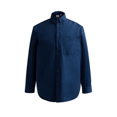 버버리 남성 베이직 블루 셔츠 - Burberry Mens Blue Tshirts - bu161x