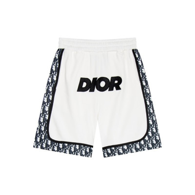 디올 남성 캐쥬얼 화이트 반바지 - Dior Mens White Half-pants - di443x