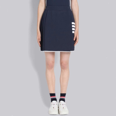 톰브라운 여성 네이비 스커트 - Thom Browne Womens Navy Skirts - th56x
