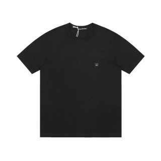 아크네 남/녀 블랙 크루넥 반팔티 - Acne Unisex Black Short sleeved T-shirts - ane208x