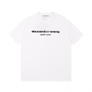알렉산더왕 남성 화이트 반팔티 - Alexanderwang Mens White Short sleeved Tshirts - alx241x