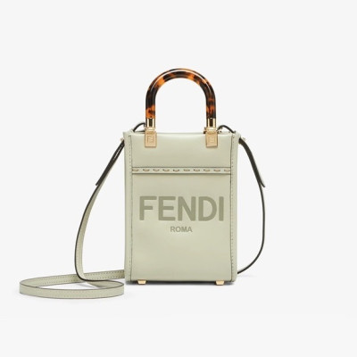 펜디 여성 민트 미니 선샤인 백 - Fendi Womens White mini Sunshine Bag - fe113x