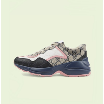구찌 여성 핑크 라이톤 - Gucci Womens Pink Sneakers- gu689X