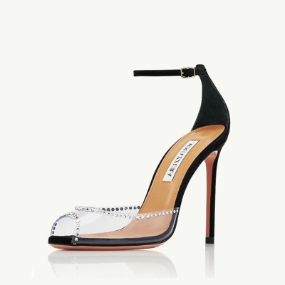 아쿠아주라 여성 블랙 하이힐 - Aquazzura Womens Black High-heels - aq08x