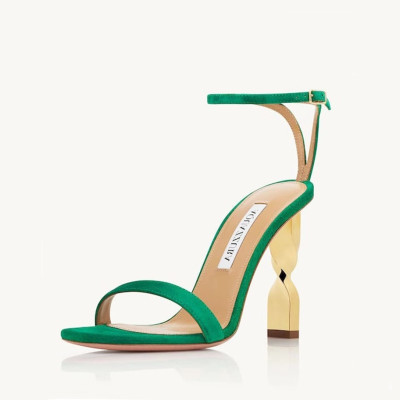 아쿠아주라 여성 그린 하이힐 - Aquazzura Womens Green High-heels - aq09x