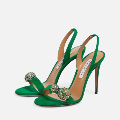 아쿠아주라 여성 그린 하이힐 - Aquazzura Womens Green High-heels - aq18x