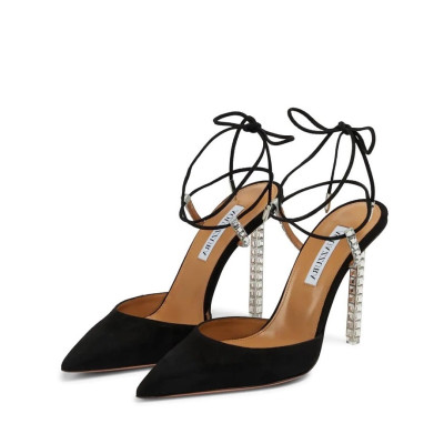 아쿠아주라 여성 블랙 하이힐 - Aquazzura Womens Black High-heels - aq19x