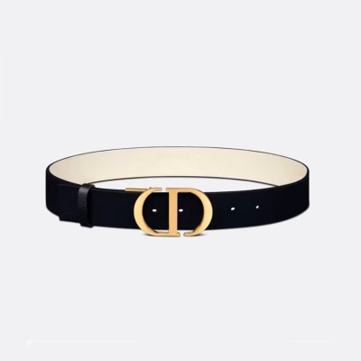 디올 여성 블랙 몽테뉴 벨트 - Dior Women Black Belts - di479x