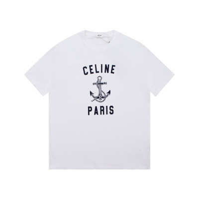 셀린느 남성 화이트 크루넥 반팔티 - Celine Mens White Short sleeved Tshirts - ce155x