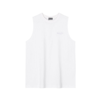 디올 남성 화이트 크루넥 나시 - Dior Mens White Sleeveless Tshirts - di493x