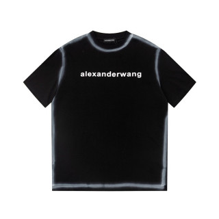 알렉산더왕 남성 블랙 반팔티 - Alexanderwang Mens Black Short sleeved Tshirts - alx243x