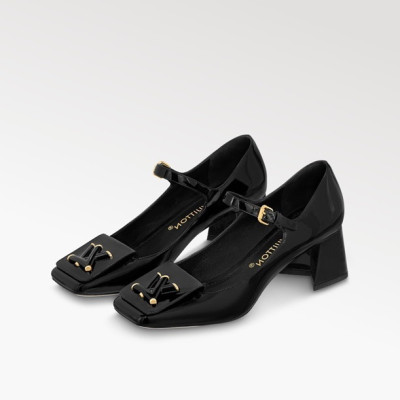 루이비통 여성 블랙 샌들 - Louis vuitton Womens Black Sandals - lv986x