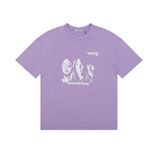알렉산더왕 남성 퍼플 반팔티 - Alexanderwang Mens Purple Short sleeved Tshirts - alx244x