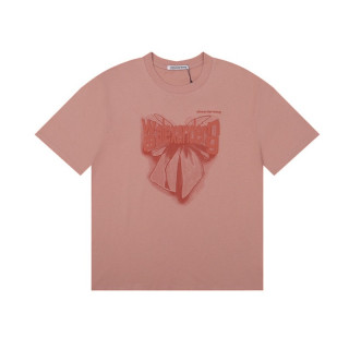 알렉산더왕 남성 핑크 반팔티 - Alexanderwang Mens Pink Short sleeved Tshirts - alx245x