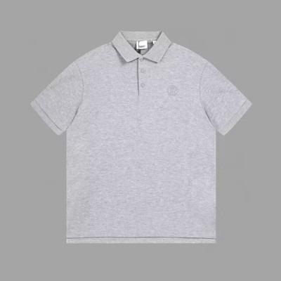 버버리 남성 그레이 크루넥 반팔티 - Burberry Mens Gray Short Sleeved Tshirts - bu188x