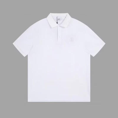 버버리 남성 화이트 크루넥 반팔티 - Burberry Mens White Short Sleeved Tshirts - bu189x