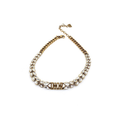 디올 여성 이니셜 목걸이 - Dior Womens Gold Necklace - acc03x