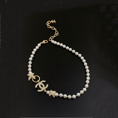 샤넬 여성 진주 목걸이 - Chanel Womens Gold Necklace - acc27x