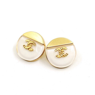 샤넬 여성 화이트 이어링 - Chanel Womens White Gold Earring - acc45x