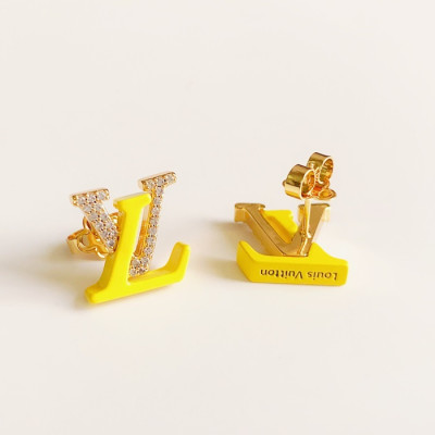 루이비통 여성 옐로우 이어링 - Louis vuitton Womens Yellow Earring - acc88x