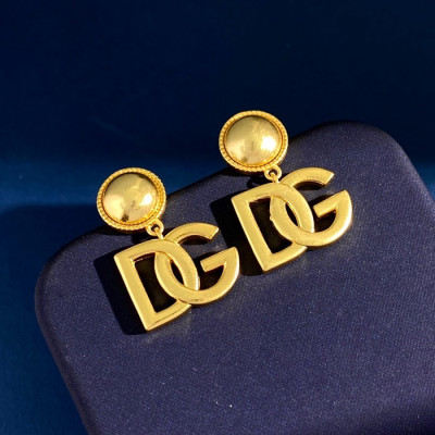 돌체앤가바나 여성 골드 이어링 - Dolce&Gabbana Womens Gold Earring - acc112x