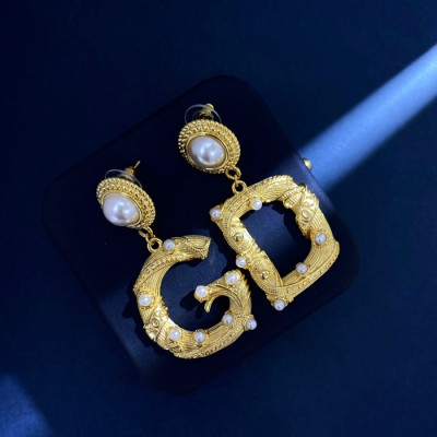 돌체앤가바나 여성 골드 이어링 - Dolce&Gabbana Womens Gold Earring - acc113x