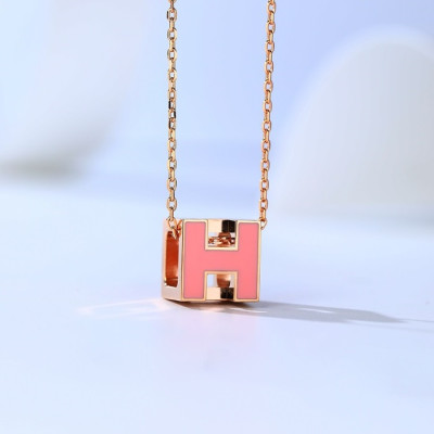 에르메스 여성 핑크 목걸이 - Hermes Womens Pink Necklace - acc123x