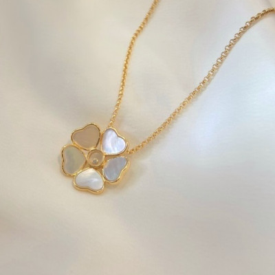 쇼파드 여성 골드 목걸이 - Chopard Womens Gold Necklace - acc142x