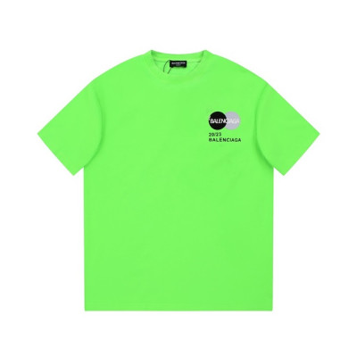 발렌시아가 남성 그린 크루넥 반팔티 - Balenciaga Mens Green Short sleeved Tshirts - ba450x